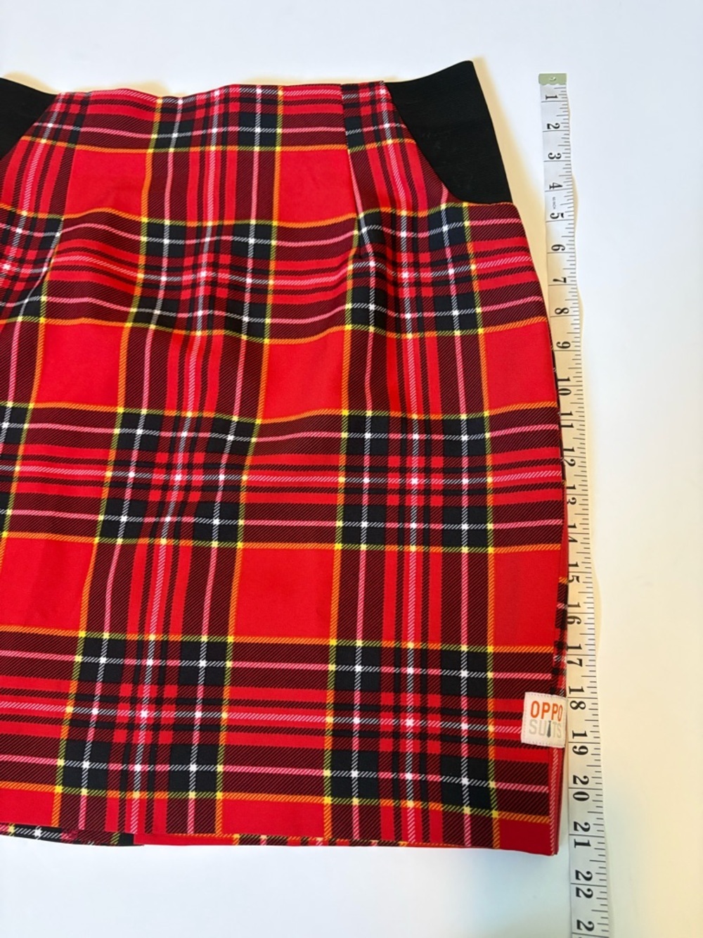 Opposuit, The Lumberjackie, Red Plaid Women's Blazer & Skirt Set, Sz 10. - Picture 9 of 16